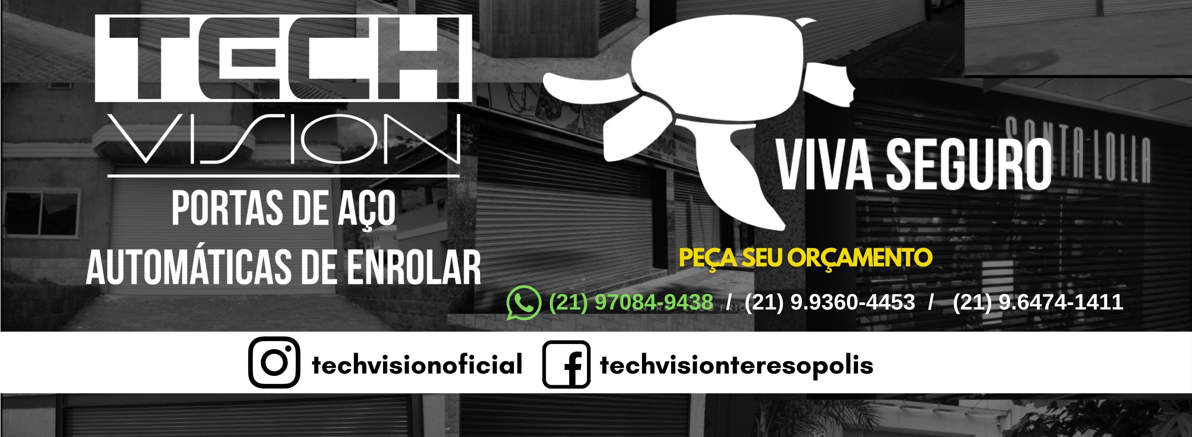 Techvision – Portas de Aço de Enrolar Automáticas